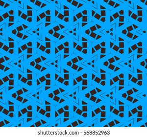 Geometric shape abstract vector illustration. Seamless pattern.
