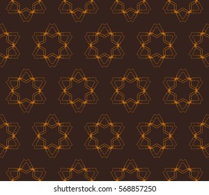 Geometric shape abstract vector illustration. Seamless pattern.