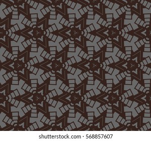 Geometric shape abstract vector illustration. Seamless pattern.
