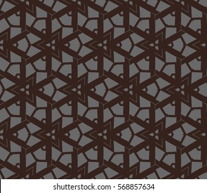 Geometric shape abstract vector illustration. Seamless pattern.