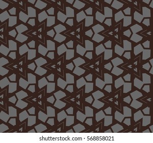Geometric shape abstract vector illustration. Seamless pattern.