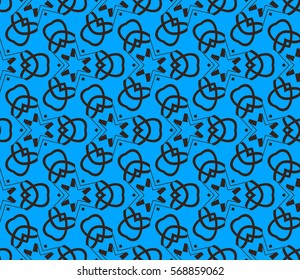 Geometric shape abstract vector illustration. Seamless pattern.