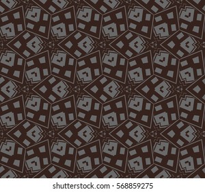 Geometric shape abstract vector illustration. Seamless pattern.