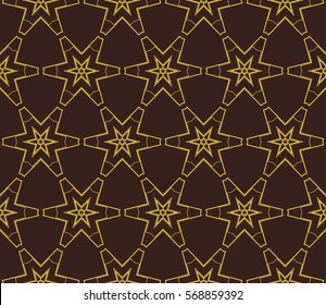 Geometric shape abstract vector illustration. Seamless pattern.