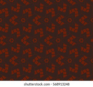Geometric shape abstract vector illustration. Seamless pattern.