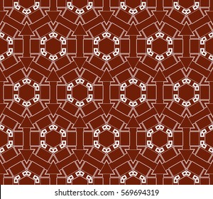 Geometric shape abstract vector illustration. Seamless pattern.