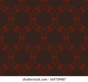 Geometric shape abstract vector illustration. Seamless pattern.