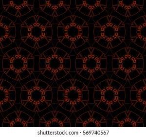 Geometric shape abstract vector illustration. Seamless pattern.