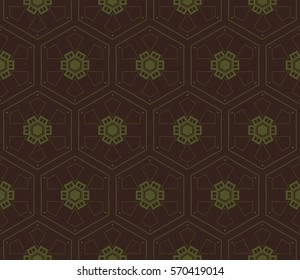 Geometric shape abstract vector illustration. Seamless pattern.