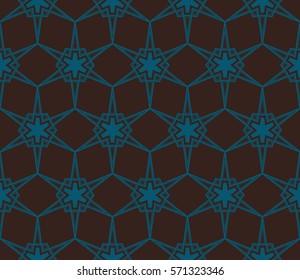 Geometric shape abstract vector illustration. Seamless pattern.