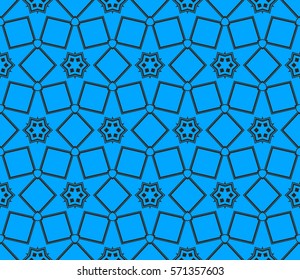 Geometric shape abstract vector illustration. Seamless pattern.