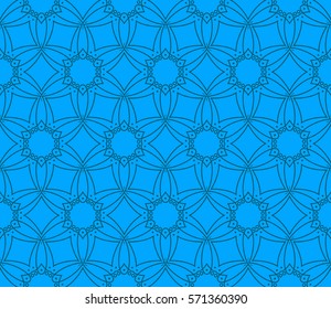 Geometric shape abstract vector illustration. Seamless pattern.