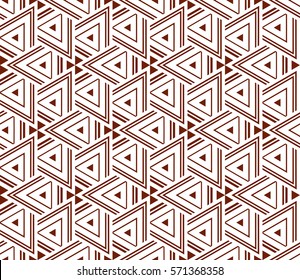 Geometric shape abstract vector illustration. Seamless pattern.