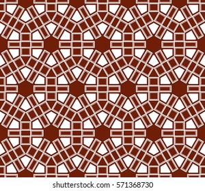 Geometric shape abstract vector illustration. Seamless pattern.