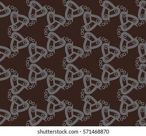 Geometric shape abstract vector illustration. Seamless pattern.