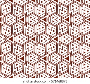 Geometric shape abstract vector illustration. Seamless pattern.