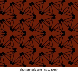Geometric shape abstract vector illustration. Seamless pattern.