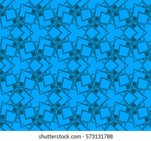 Geometric shape abstract vector illustration. Seamless pattern.