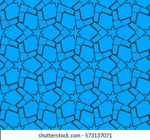 Geometric shape abstract vector illustration. Seamless pattern.