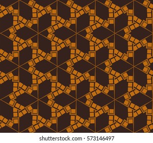 Geometric shape abstract vector illustration. Seamless pattern.