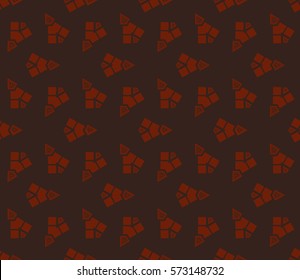 Geometric shape abstract vector illustration. Seamless pattern.