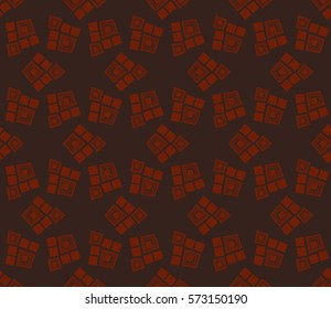 Geometric shape abstract vector illustration. Seamless pattern.