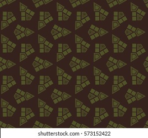 Geometric shape abstract vector illustration. Seamless pattern.