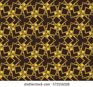 Geometric shape abstract vector illustration. Seamless pattern.