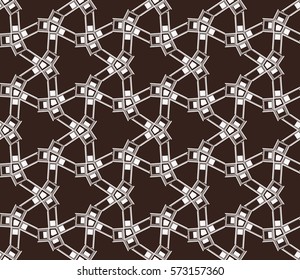 Geometric shape abstract vector illustration. Seamless pattern.