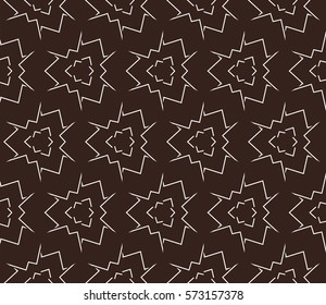 Geometric shape abstract vector illustration. Seamless pattern.