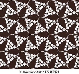 Geometric shape abstract vector illustration. Seamless pattern.