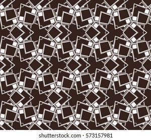 Geometric shape abstract vector illustration. Seamless pattern.
