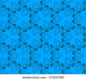 Geometric shape abstract vector illustration. Seamless pattern.