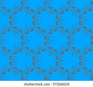 Geometric shape abstract vector illustration. Seamless pattern.
