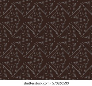 Geometric shape abstract vector illustration. Seamless pattern.
