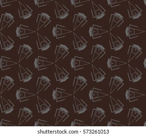 Geometric shape abstract vector illustration. Seamless pattern.