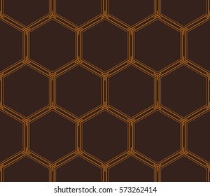 Geometric shape abstract vector illustration. Seamless pattern.