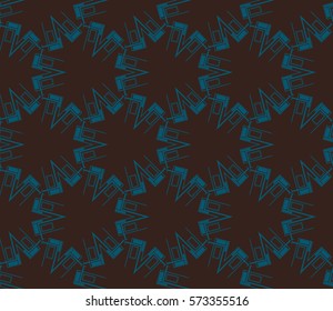 Geometric shape abstract vector illustration. Seamless pattern.