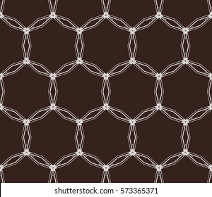 Geometric shape abstract vector illustration. Seamless pattern.
