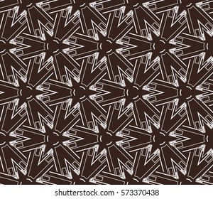 Geometric shape abstract vector illustration. Seamless pattern.
