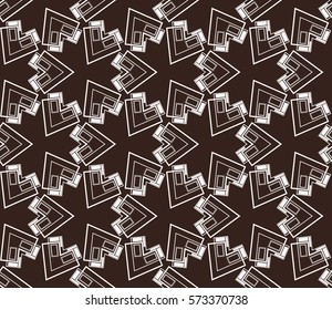 Geometric shape abstract vector illustration. Seamless pattern.