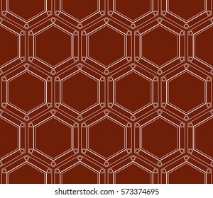 Geometric shape abstract vector illustration. Seamless pattern.