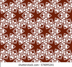 Geometric shape abstract vector illustration. Seamless pattern.