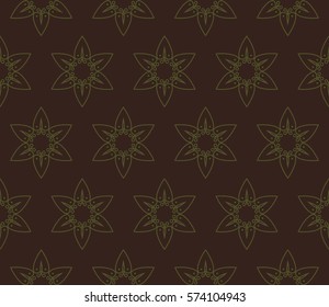 Geometric shape abstract vector illustration. Seamless pattern.