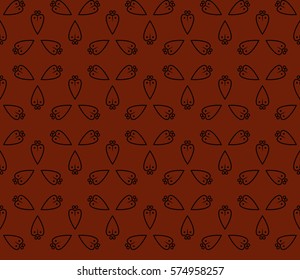 Geometric shape abstract vector illustration. Seamless pattern.