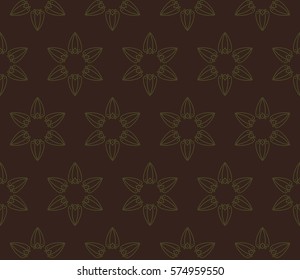Geometric shape abstract vector illustration. Seamless pattern.