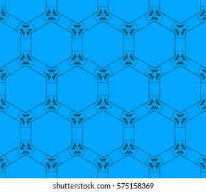 Geometric shape abstract vector illustration. Seamless pattern.