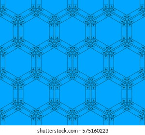 Geometric shape abstract vector illustration. Seamless pattern.