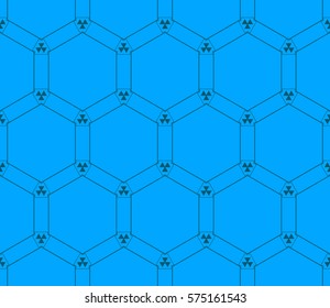 Geometric shape abstract vector illustration. Seamless pattern.