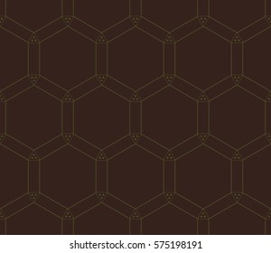 Geometric shape abstract vector illustration. Seamless pattern.